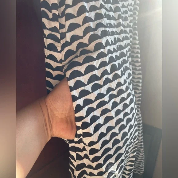 Marimekko x Uniqlo Midi Dress in 1960s Papajo (Papaya) Print Sleeveless XXS - Picture 8 of 11